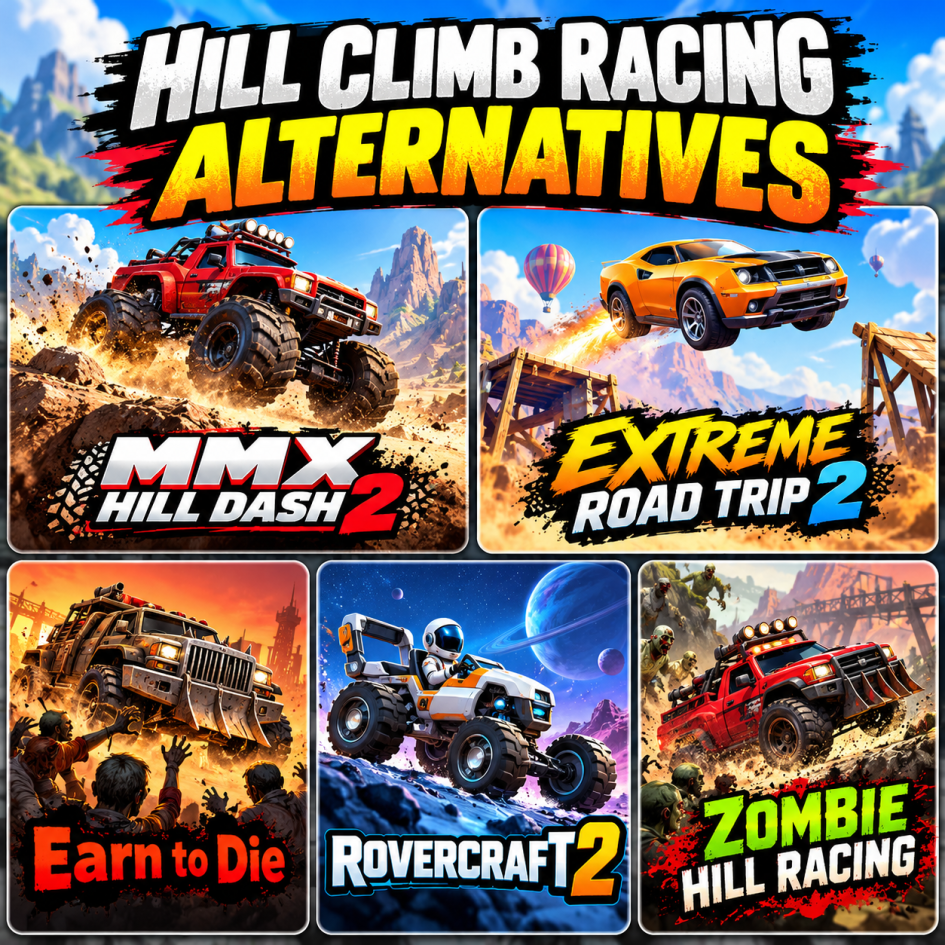 top hill climb racing alternatives