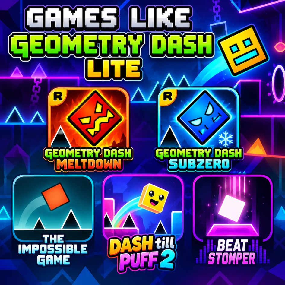 similar games like Geometry Dash Lite