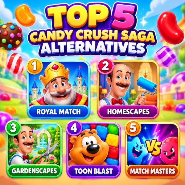 best candy crush saga alternatives