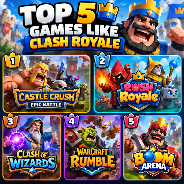 clash royale similar games