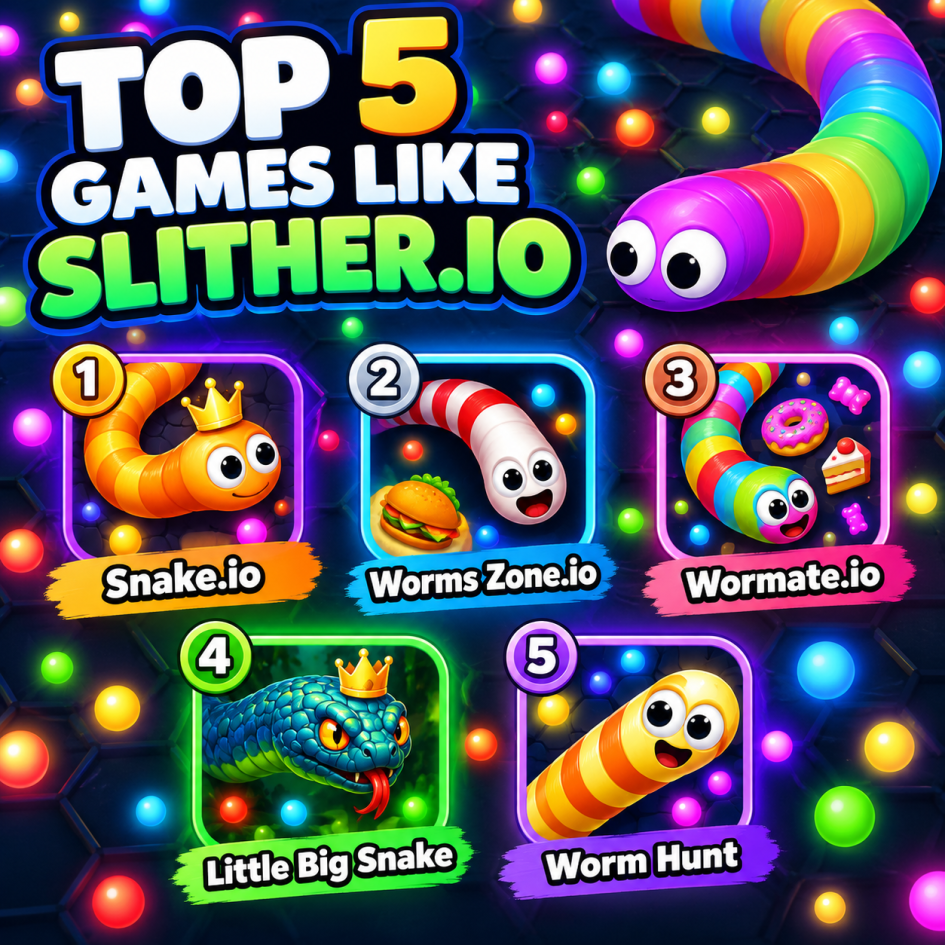 similar games like slither.io
