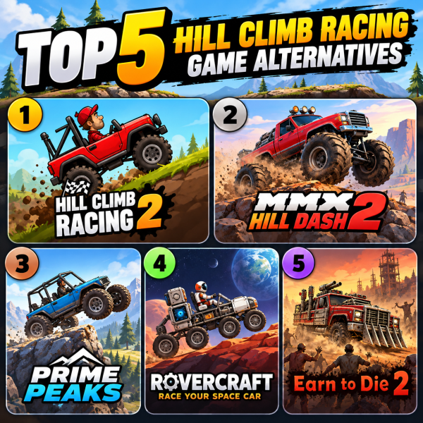 similar games to hill climb racing