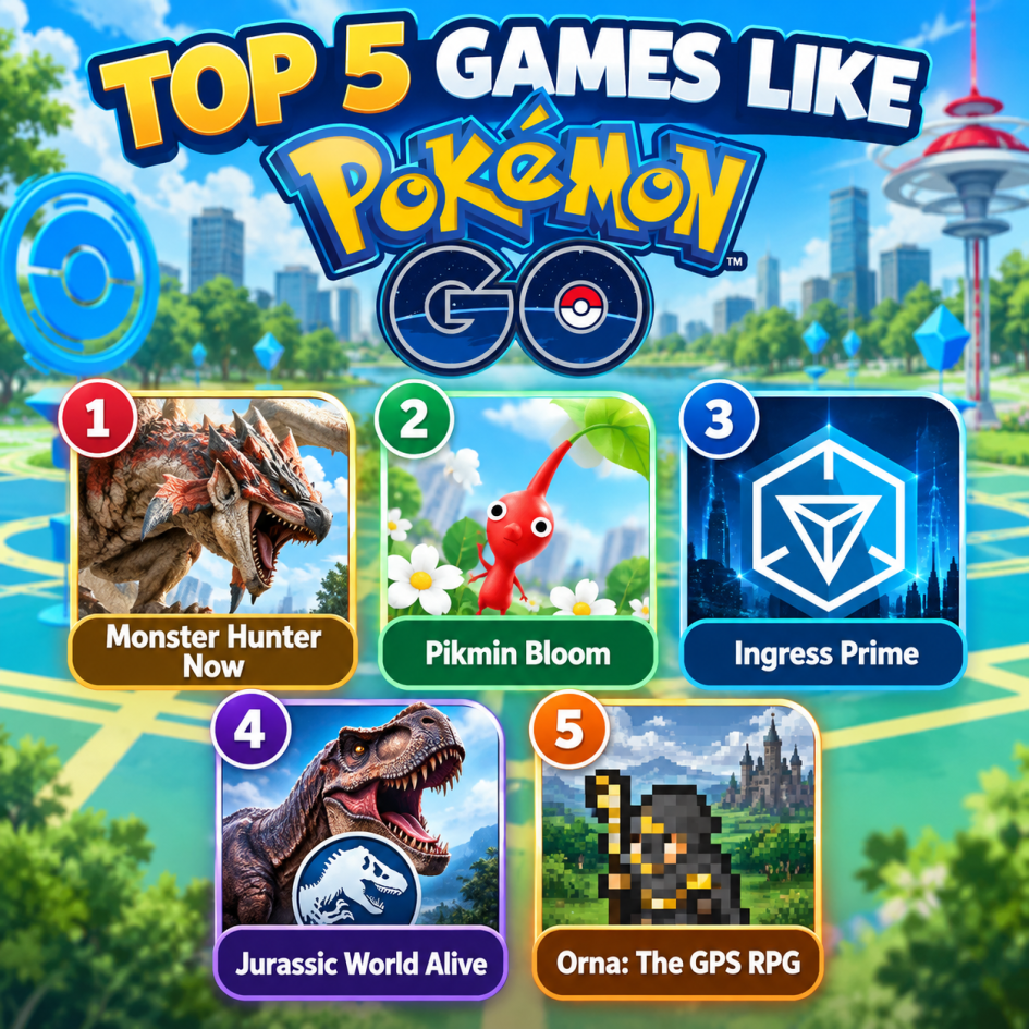similar games to pokemon go