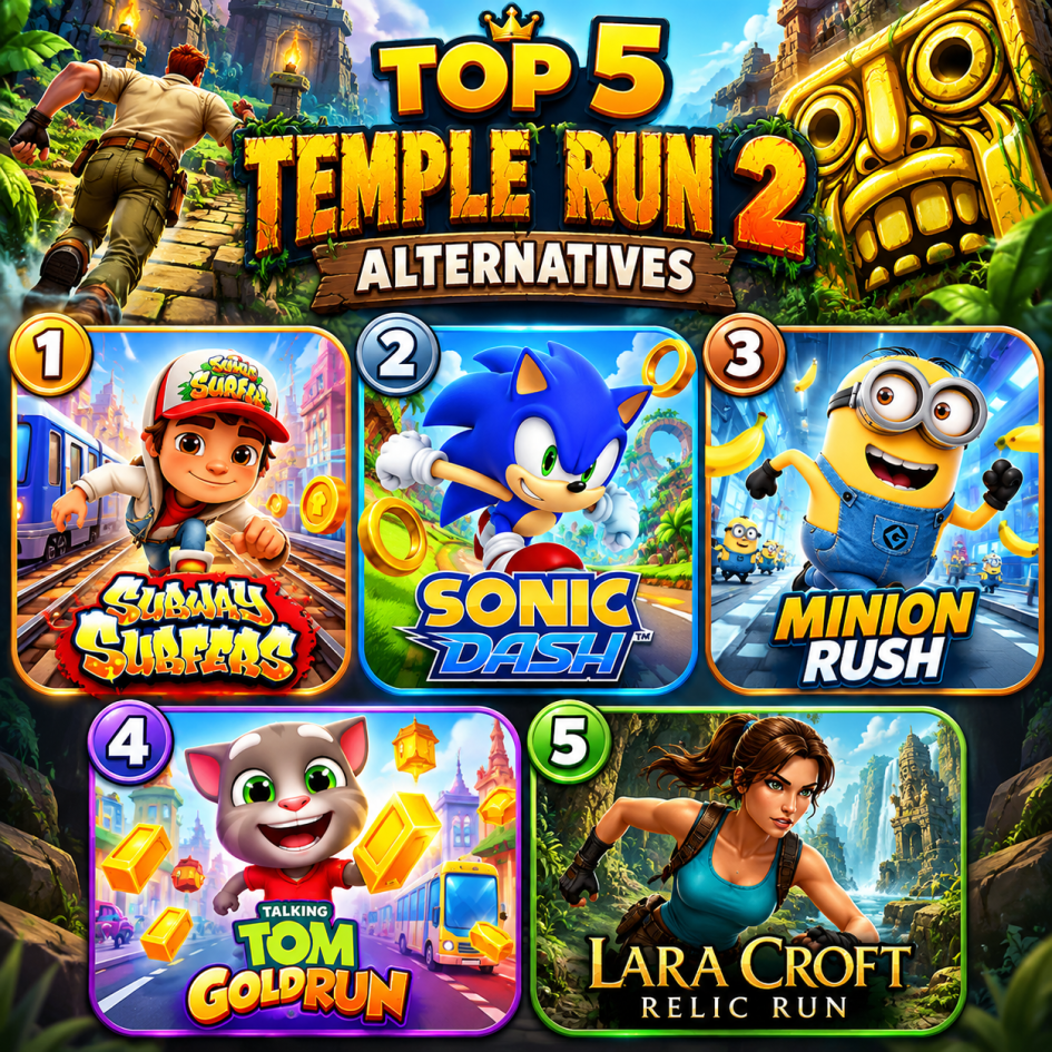 best temple run 2 alternatives
